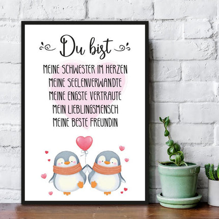SEO. Holzschild mit Spruch Meine beste Freundin - Linkreich