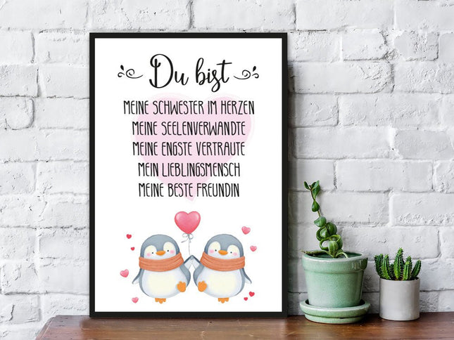 SEO. Holzschild mit Spruch Meine beste Freundin - Linkreich