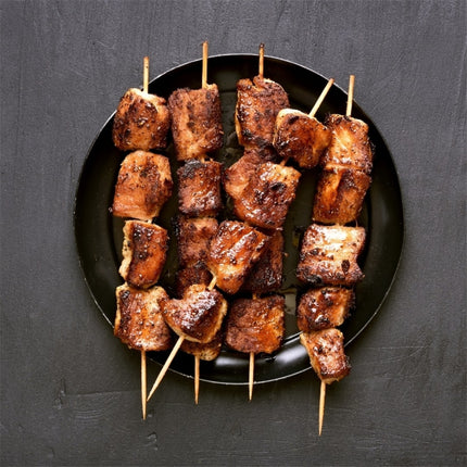Holzspiess 100er Paket 30cm Grillspiess Schaschlikspiesse Holzspiesse Einweg fuer BBQ Grill Party