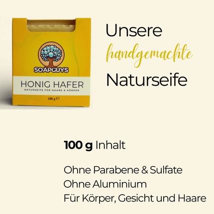 Honig-Hafer Naturseife