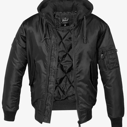 Hooded MA1 Bomber Jacket