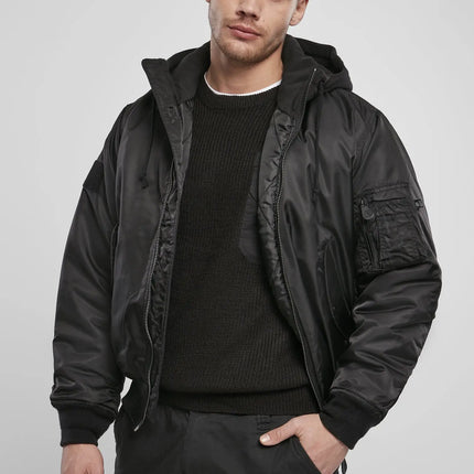 Hooded MA1 Bomber Jacket