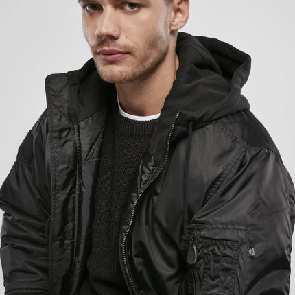 Hooded MA1 Bomber Jacket