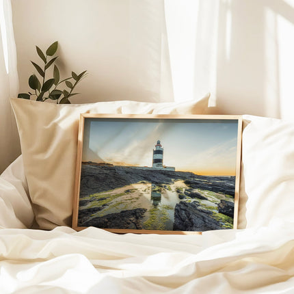 Hook Head Lighthouse Wall Art – Ireland Sunset Print