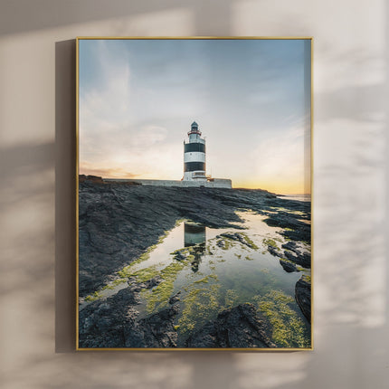 Hook Head Lighthouse at Sunset – Irish Coastal Wall Art Print