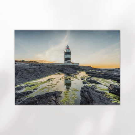 Hook Head Lighthouse Wall Art – Ireland Sunset Print