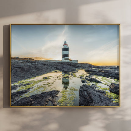 Hook Head Lighthouse Wall Art – Ireland Sunset Print