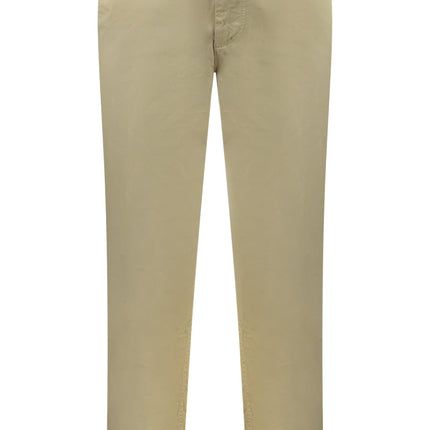 BOSS Herren Hose – Grüne Chino aus regenerativer Baumwolle | Tapered Fit