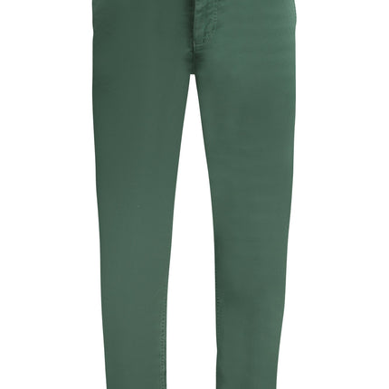 BOSS Herren Hose – Grüne Chino aus regenerativer Baumwolle | Tapered Fit
