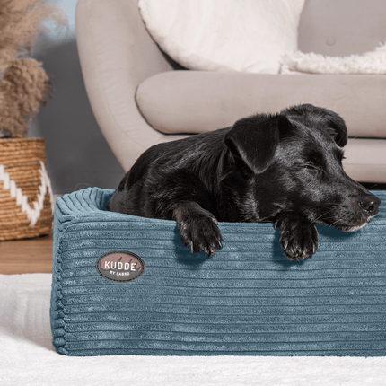 SEO. Hundebett KUDDE Cord - ocean Linkreich