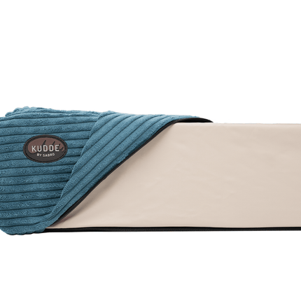 SEO. Hundebett KUDDE Cord - ocean Linkreich