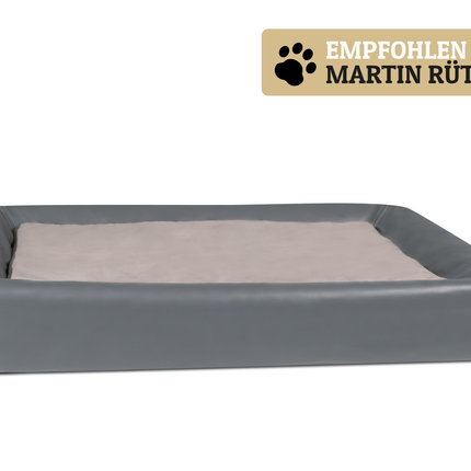 SEO. Hundebett KUDDE Kunstleder - stone Linkreich