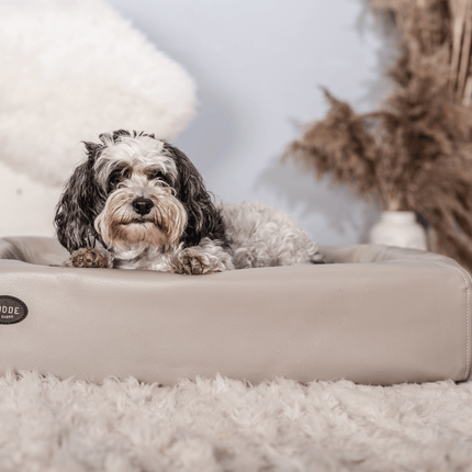 SEO. Hundebett KUDDE Kunstleder - moon Linkreich