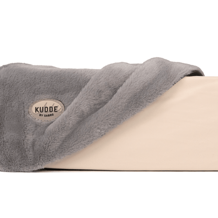 SEO. Hundebett KUDDE Kuschelfell (vegan) - stone Linkreich