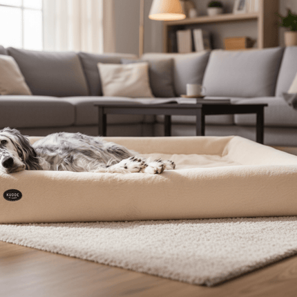 SEO. Hundebett KUDDE Kuschelfell (vegan) - vanilla Linkreich