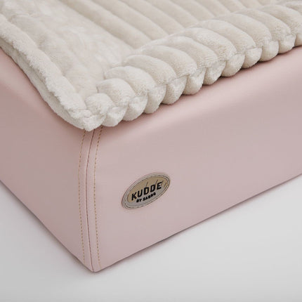 SEO. Hundebett KUDDE Pastell Kunstleder - blush Linkreich