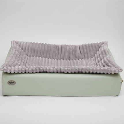SEO. Hundebett KUDDE Pastell Kunstleder - mint Linkreich