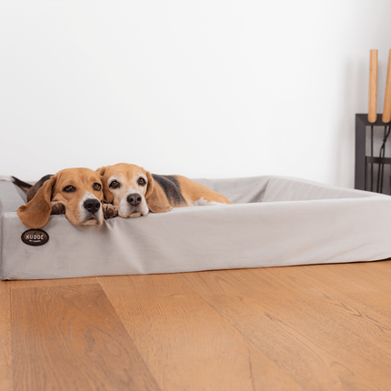 SEO. Hundebett KUDDE Samt - pearl Linkreich