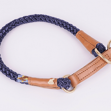 SEO. Hundehalsband OUTDOOR Rundzug - blau Linkreich