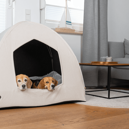 SEO. Hundehöhle zum KUDDE IGLU Hydda - beige Linkreich