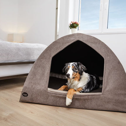 SEO. Hundehöhle zum KUDDE IGLU Hydda - braun Linkreich