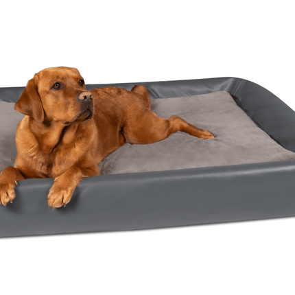SEO. Hundematte HYGGE PAD Kuschelfell (vegan) - grau Linkreich