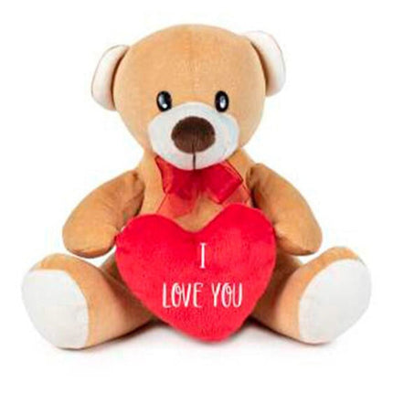 SEO. I Love You Bärchen Kuscheltier - 20 cm weiches Plüschtier Stofftier Valentinstags Bär - Linkreich
