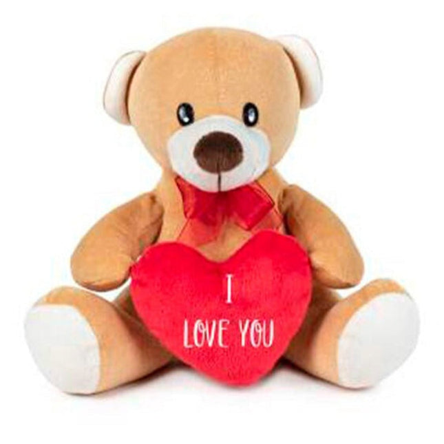 SEO. I Love You Bärchen Kuscheltier - 20 cm weiches Plüschtier Stofftier Valentinstags Bär - Linkreich