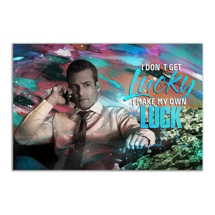 I make my own luck - Leinwandbild Motivation (Canvas) kaufen bei Linkreich – Jetzt entdecken!