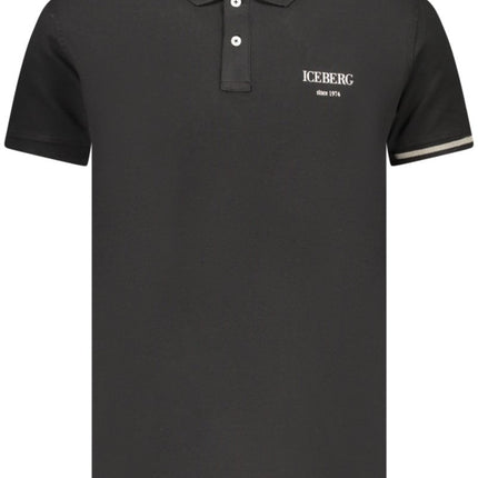 SEO. ICEBERG Herren Poloshirts - Schwarz Linkreich