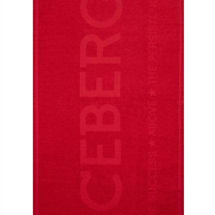 Iceberg Strandtuch Herren – 100% Baumwolle, 90x170 cm | Logo-Detail