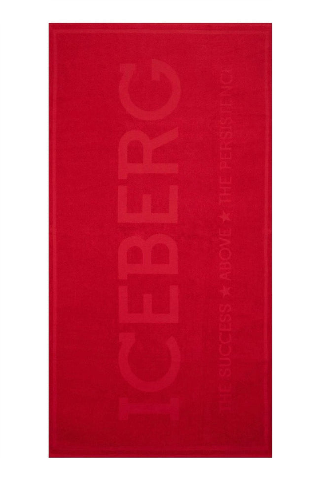 Iceberg Strandtuch Herren – 100% Baumwolle, 90x170 cm | Logo-Detail