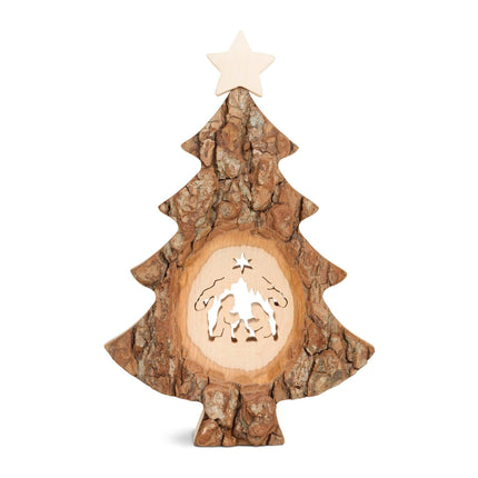 Thankgoods Weihnachtsbaum mit Sägemotiv