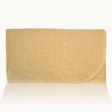 Waffelmuster Baumwolle Piqué Tagesdecke