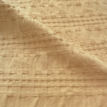 Waffelmuster Baumwolle Piqué Tagesdecke