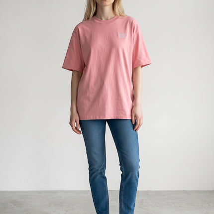 Signature Oversize T-Shirt Bio-Baumwolle mit Stickerei