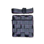 schwarz-bunt gesteppt