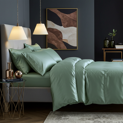 Charm Baumwolle Satin Spannbettlaken