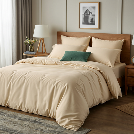 Luxe Baumwolle Satin Bettwäsche