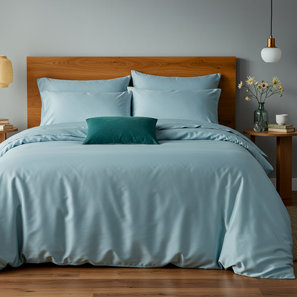 Luxe Baumwolle Satin Bettwäsche