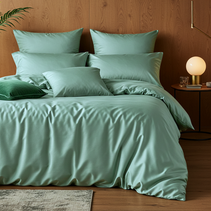 Luxe Baumwolle Satin Bettwäsche