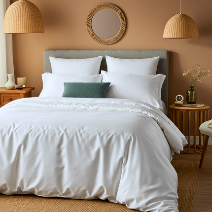 Luxe Baumwolle Satin Deckenbezug