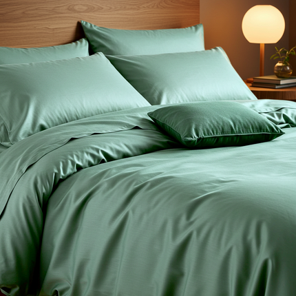 Luxe Baumwolle Satin Spannbettlaken