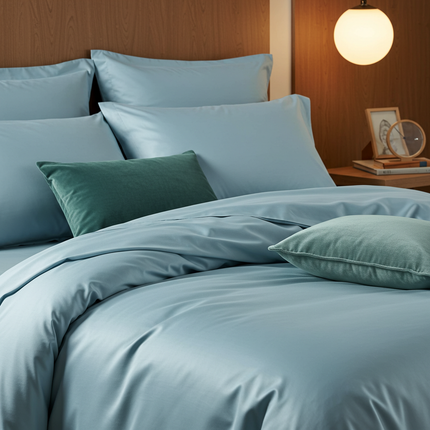 Luxe Baumwolle Satin Bettwäsche