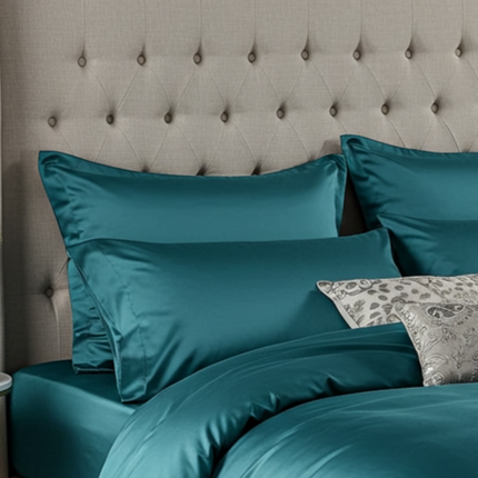 Charm Baumwolle Satin Spannbettlaken