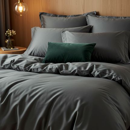 Luxe Baumwolle Satin Bettwäsche