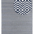 Rechteckig / Blau / 230 x 160 cm Rechteckig