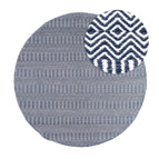 Rund / Blau / 200 x 200 cm Rund