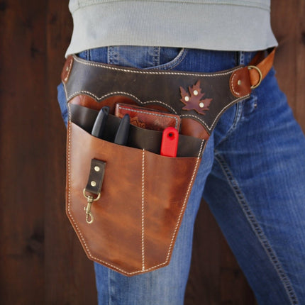 SEO. Individueller Gartenwerkzeuggürtel für die Rechte Körperseite, - Schwarz Linkreich