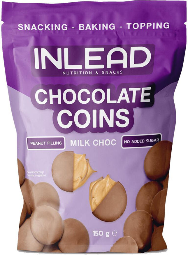 INLEAD Chocolate Coins 150 g – Schokoladenmünzen in Premiumqualität (INLEAD, Chocolate Coins, Schokoladenmünzen, Schokolade, Süßigkeiten, Naschen, Party Snack, Geschenkidee, Kindergeburtstag, Feinkost, Süßwaren) kaufen bei Linkreich – Jetzt entdecken!